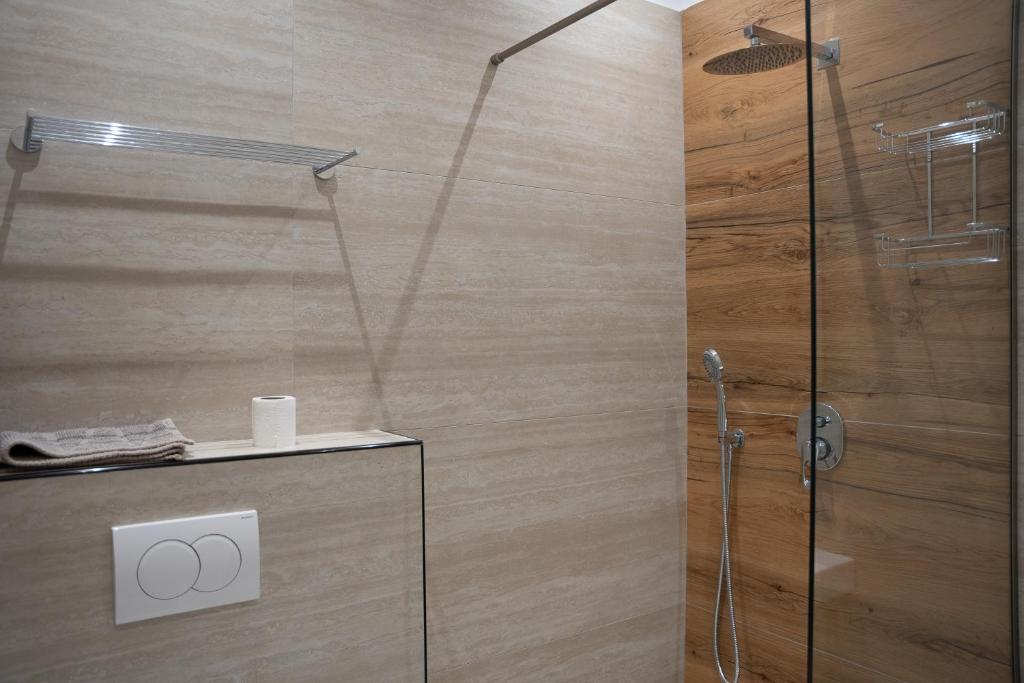 Koupelna v ubytování Hotel EuroStiven