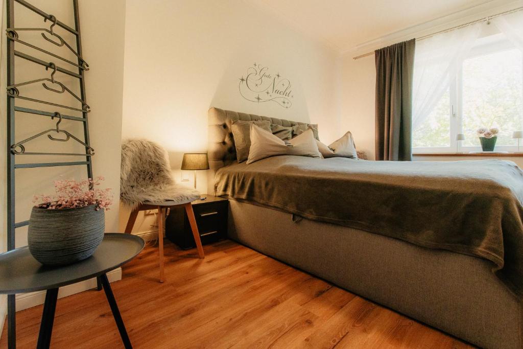 Postel nebo postele na pokoji v ubytování PauliDrei