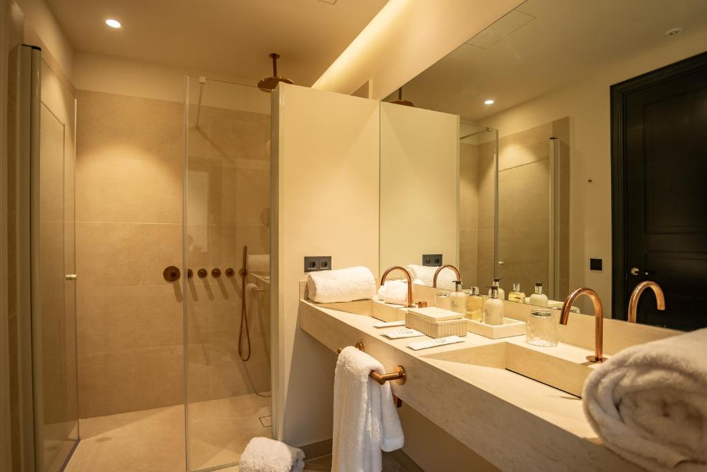 Koupelna v ubytování Hotel Boutique Sidonia
