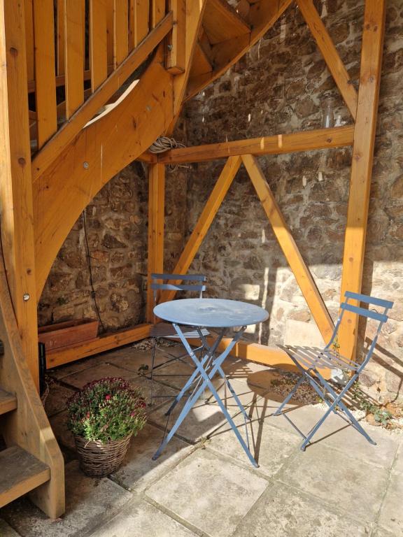 Patio nebo venkovní prostory v ubytování Dům s duší