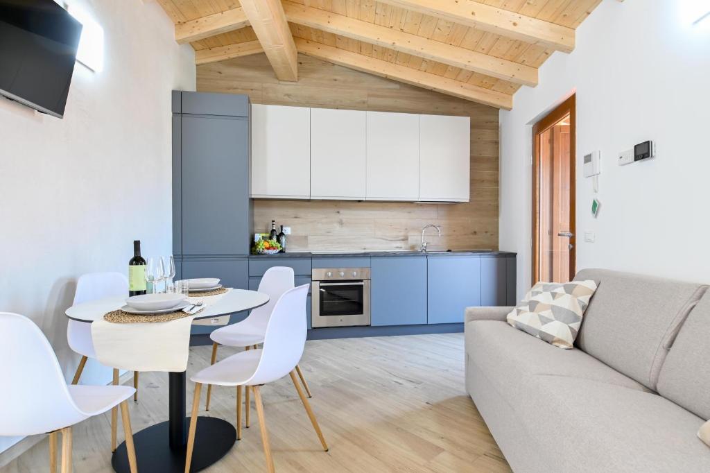 Kuchyň nebo kuchyňský kout v ubytování La Corte di Scanzo - Luxury and Charm