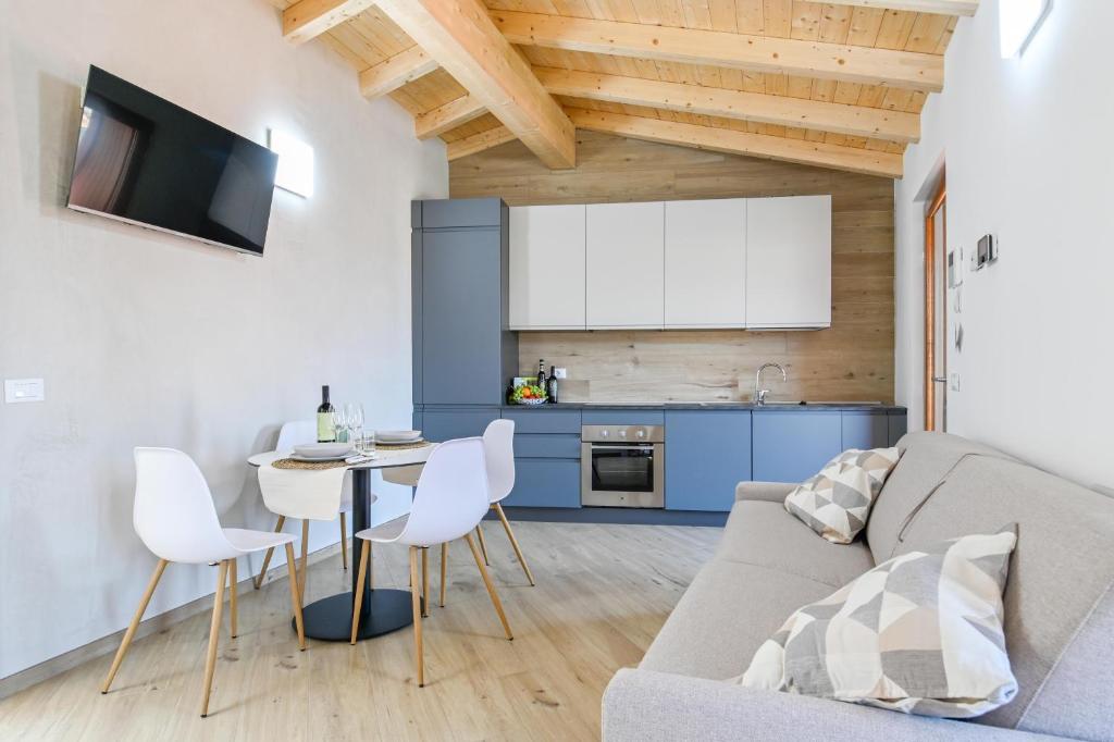 Kuchyň nebo kuchyňský kout v ubytování La Corte di Scanzo - Luxury and Charm