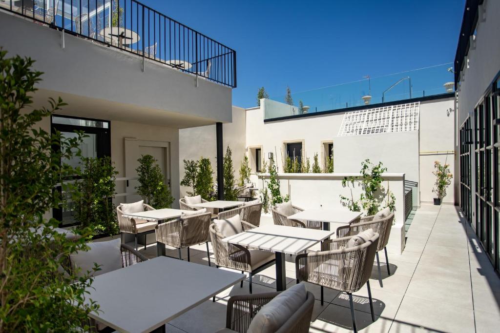 Balkón nebo terasa v ubytování Hotel Boutique Sidonia