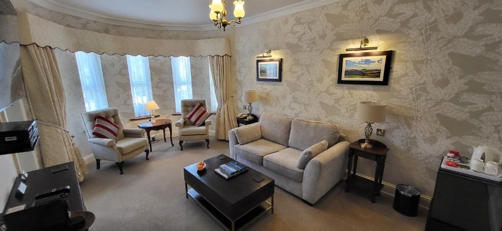 Posezení v ubytování Brook Manor Lodge