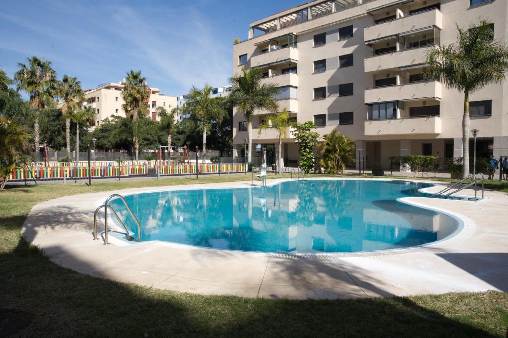 Bazén v ubytování Playa Marinsa Torre del Mar nebo v jeho okolí