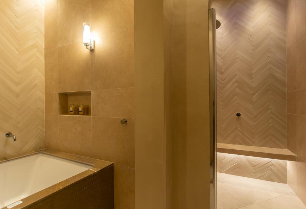 Koupelna v ubytování Hotel Boutique Sidonia