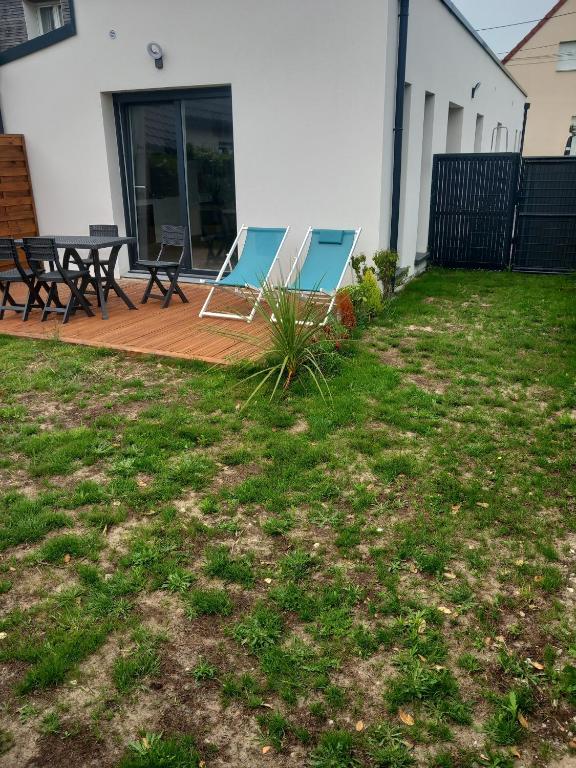 Zahrada ubytování Les gîtes Ambleteuse