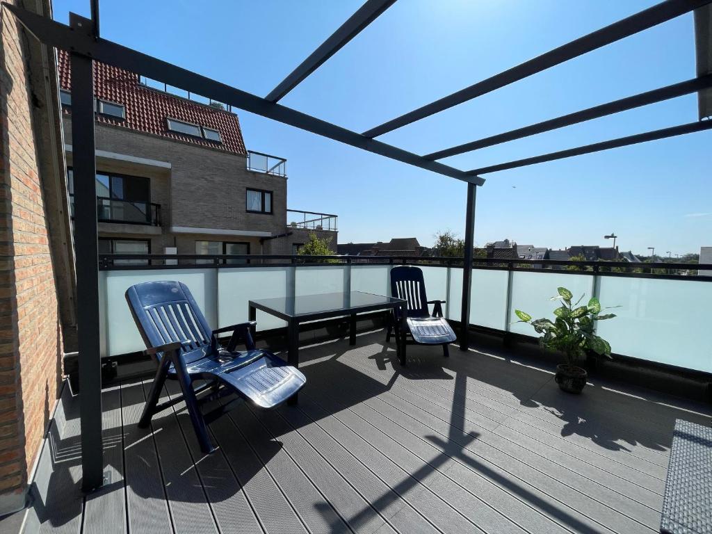 Balkón nebo terasa v ubytování Gasthaus A&S - Oostende - Beach