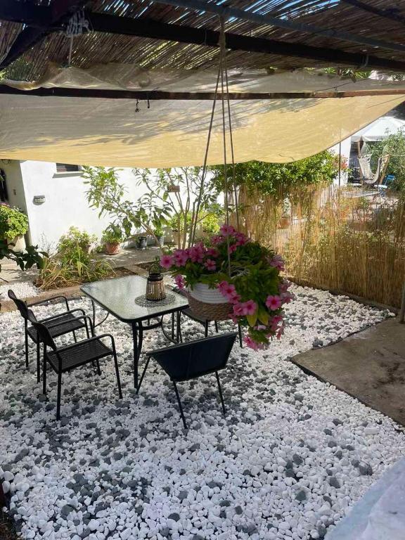 A patio or other outdoor area at SUNNY STUDIO