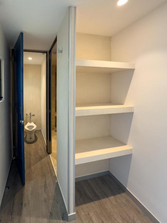 Koupelna v ubytování SUUT Hostal Boutique