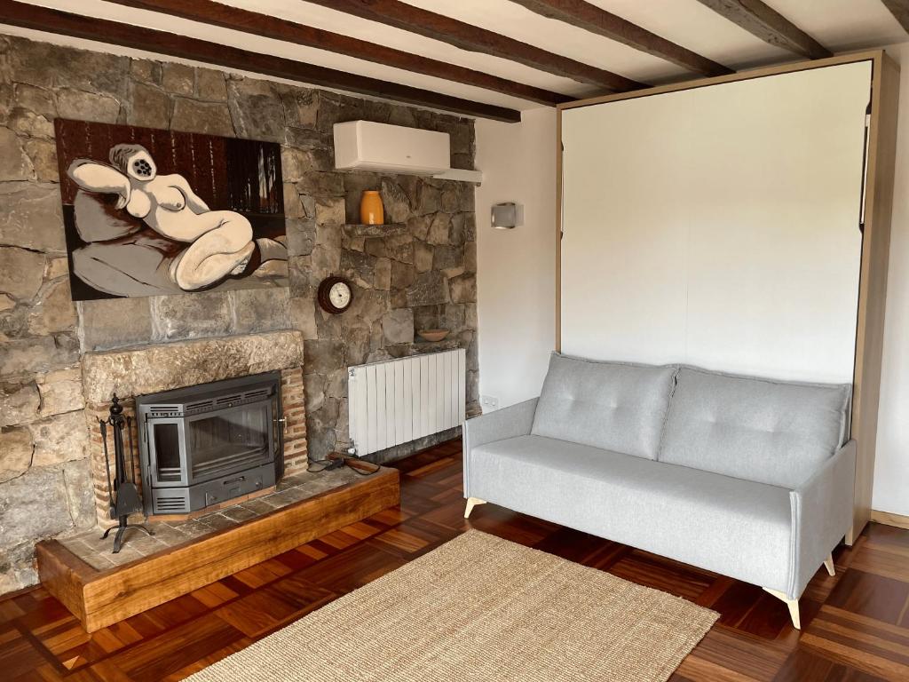 Χώρος καθιστικού στο BIRITXENA Apartamento en Gorliz LBI00683