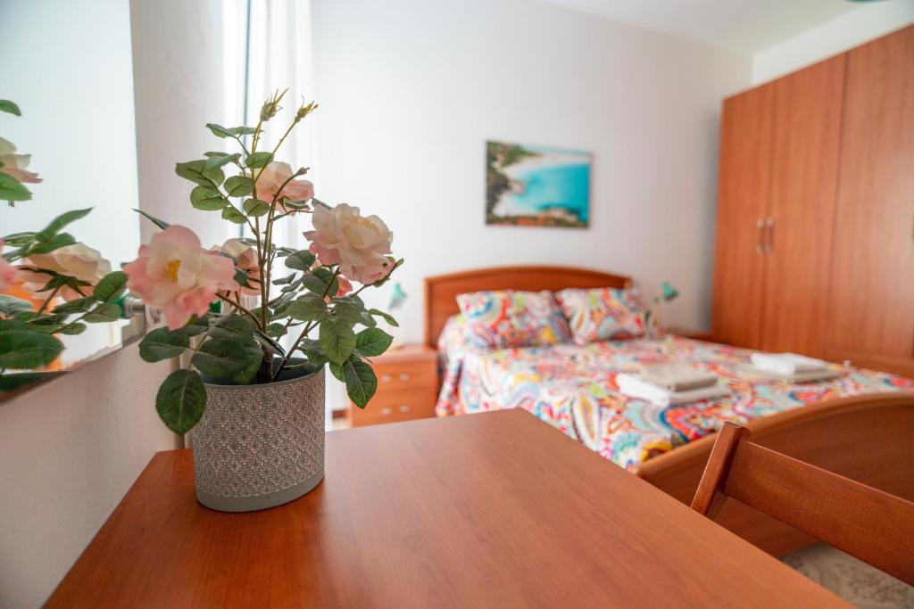 Postel nebo postele na pokoji v ubytování Casa Hana