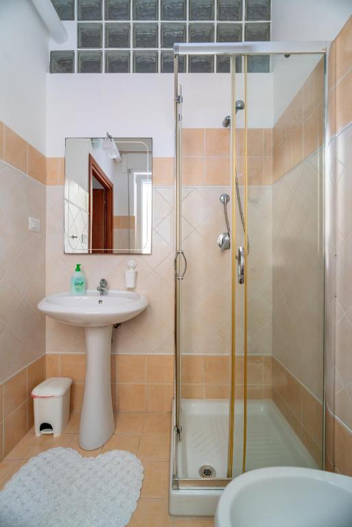 Koupelna v ubytování Casa Hana