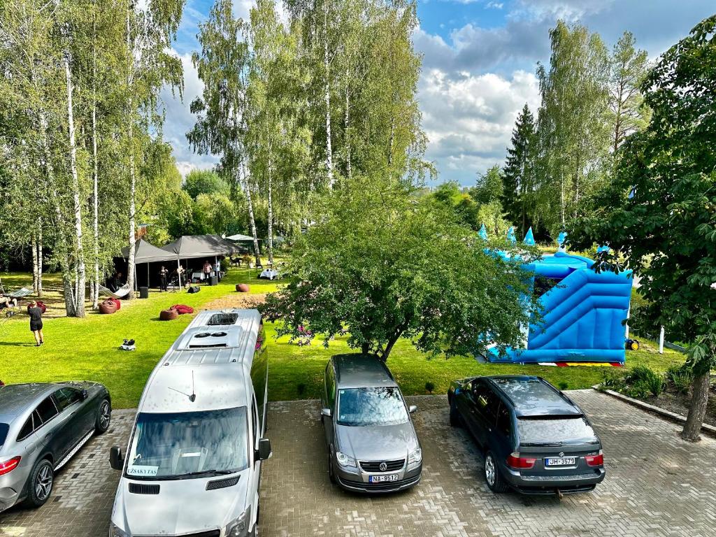 Zahrada ubytování Villa Gāles Hotel