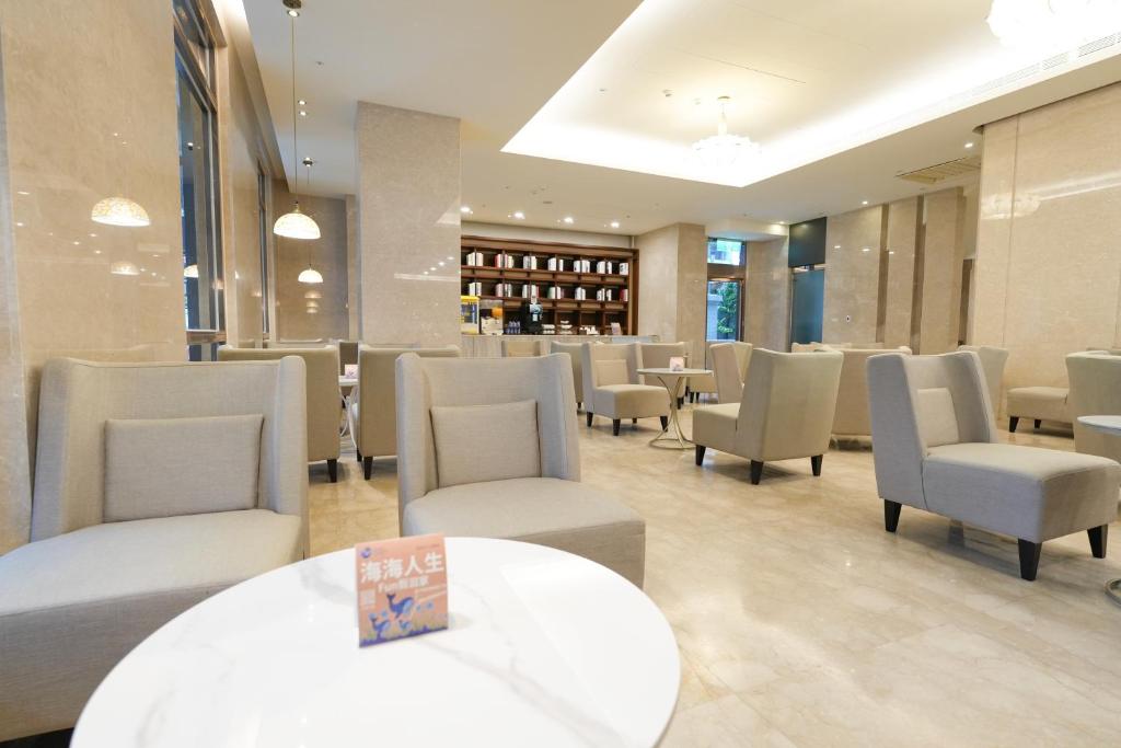 Posezení v ubytování HiYesHotel勤天商旅-花蓮館