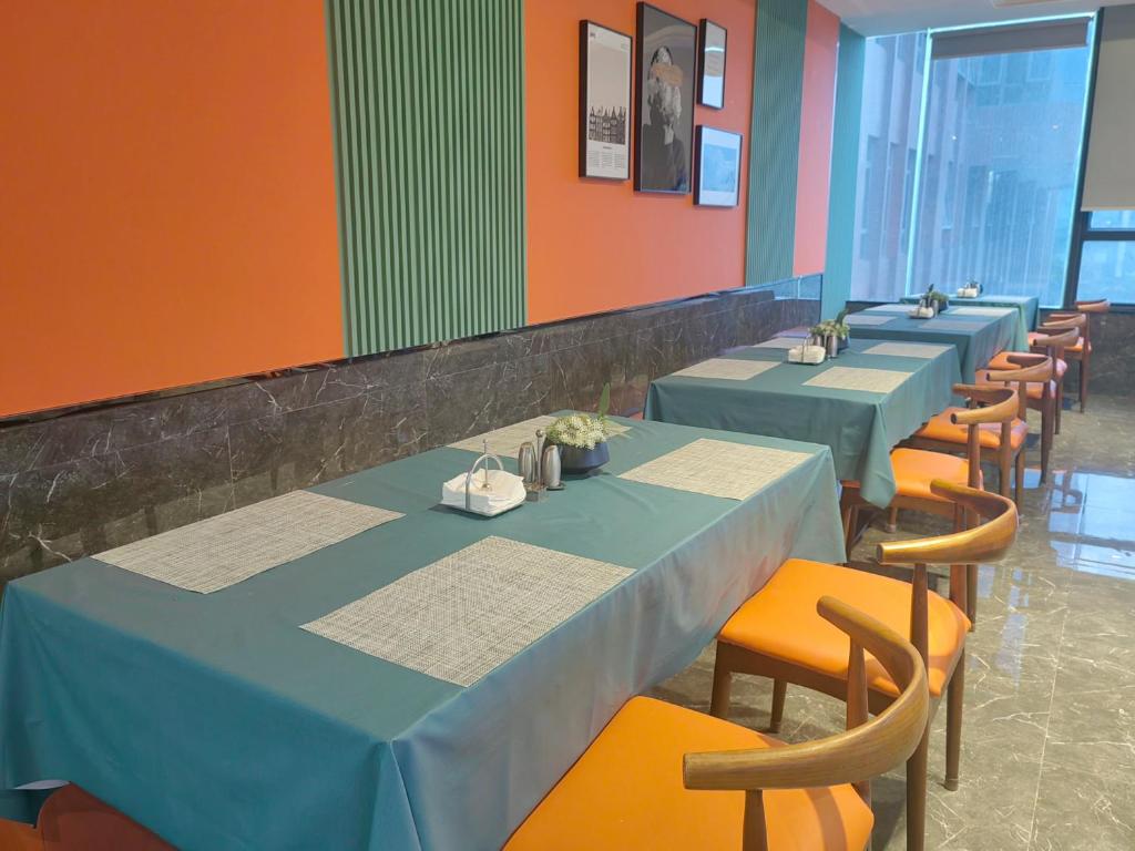 Restaurace v ubytování Paco Hotel Shuiyin Road Guangzhou-Free bus Canton Fair