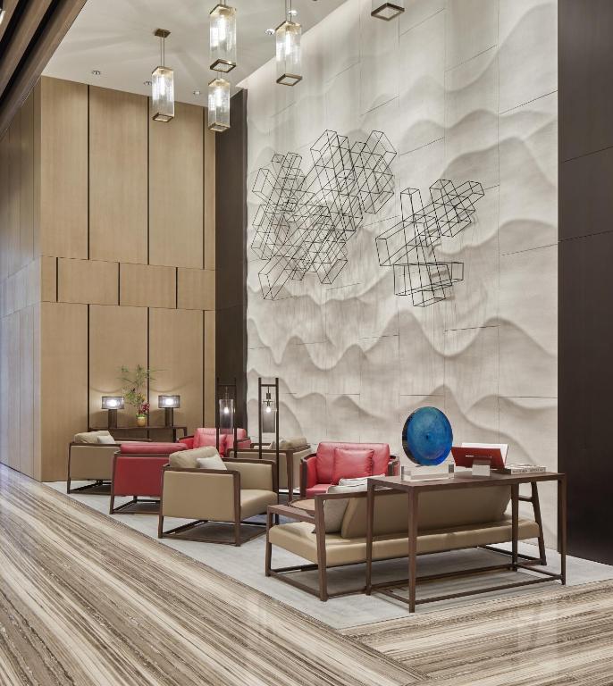 Posezení v ubytování Mandarin Oriental, Shenzhen
