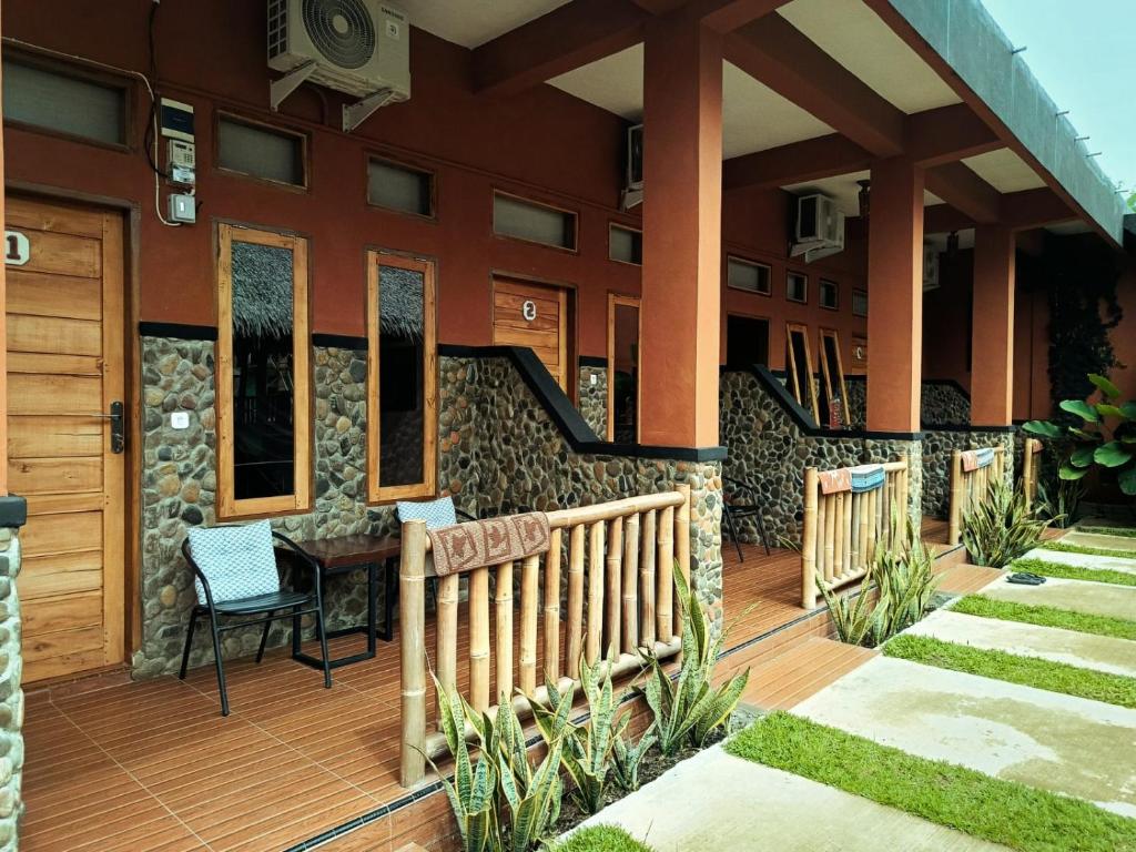 Balkón nebo terasa v ubytování Jungle View Homestay & Guesthouse Only Stay Here Book Treking With Us