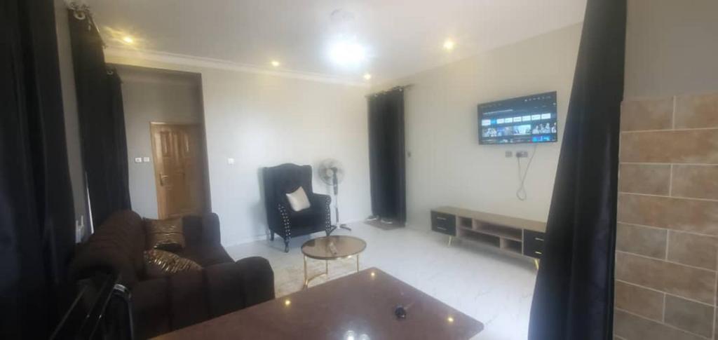 Et tv og/eller underholdning på Bbunga cozy apartment