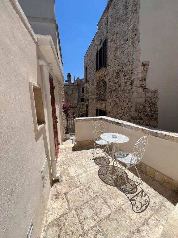 Balkón nebo terasa v ubytování Borgo Sant Angelo