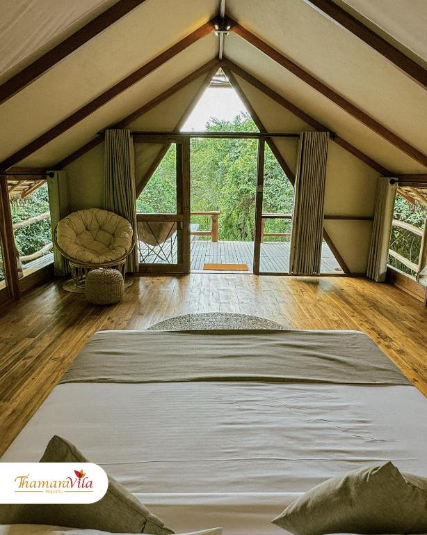 Postel nebo postele na pokoji v ubytování Glamping Wilpattu by Thamaravila