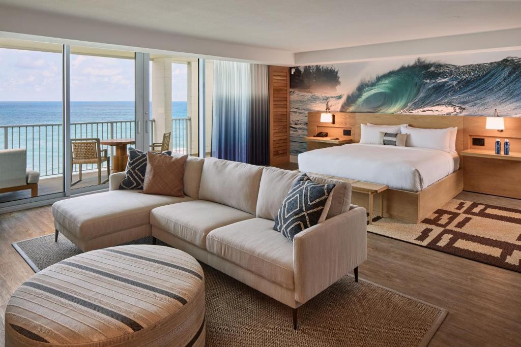 Posezení v ubytování The Ritz-Carlton O'ahu, Turtle Bay