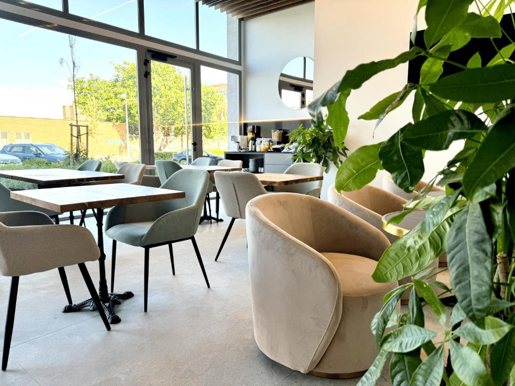 Posezení v ubytování HQ Arena Hotel