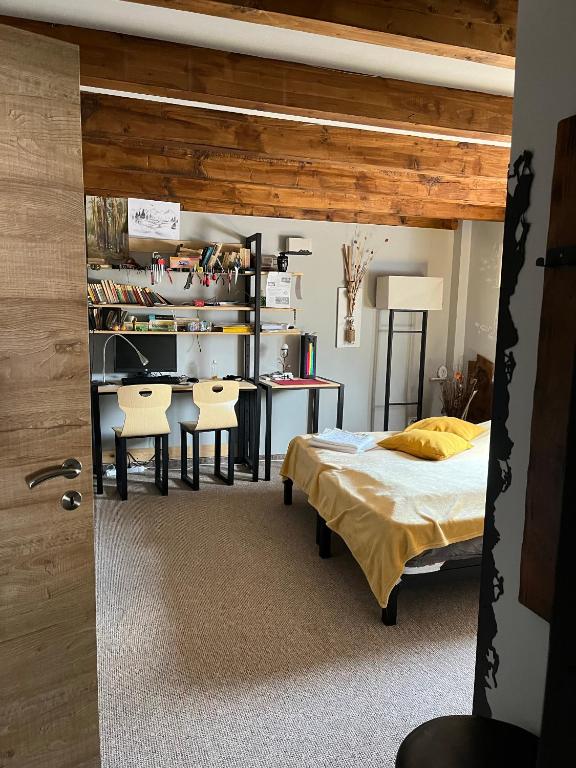 Kuchyň nebo kuchyňský kout v ubytování Cabana Hai-Hui