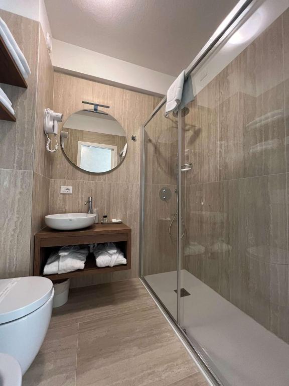Koupelna v ubytování Best Western Hotel Continental