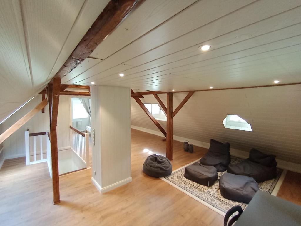 Posezení v ubytování Refugium Klosterhaus Nettersheim