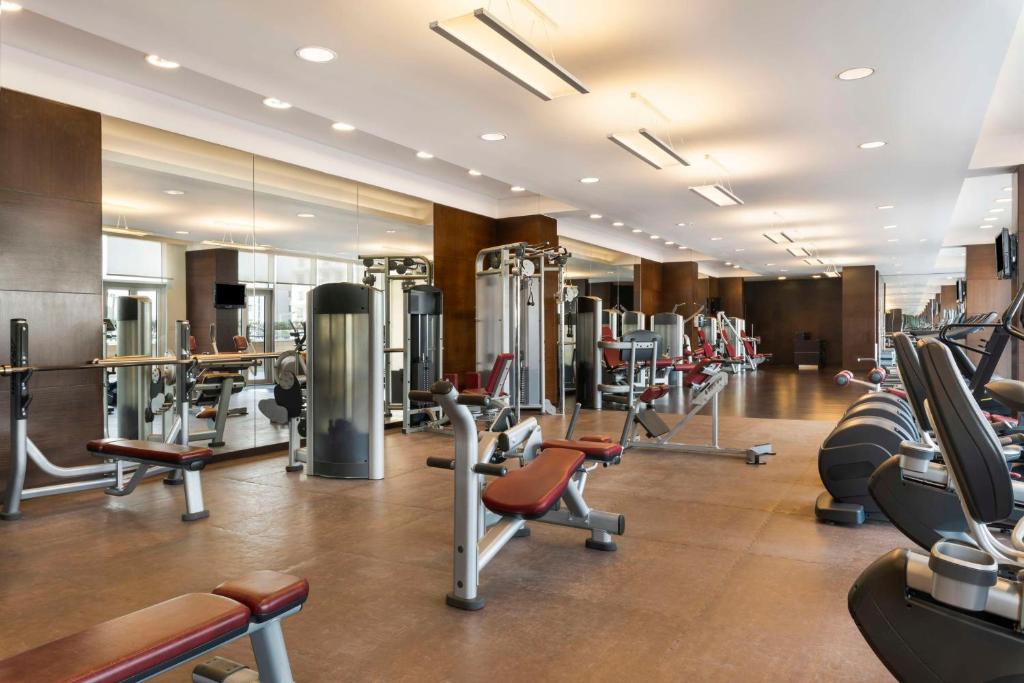 Fitnes oz. oprema za telovadbo v nastanitvi Hyatt Regency Oryx Doha