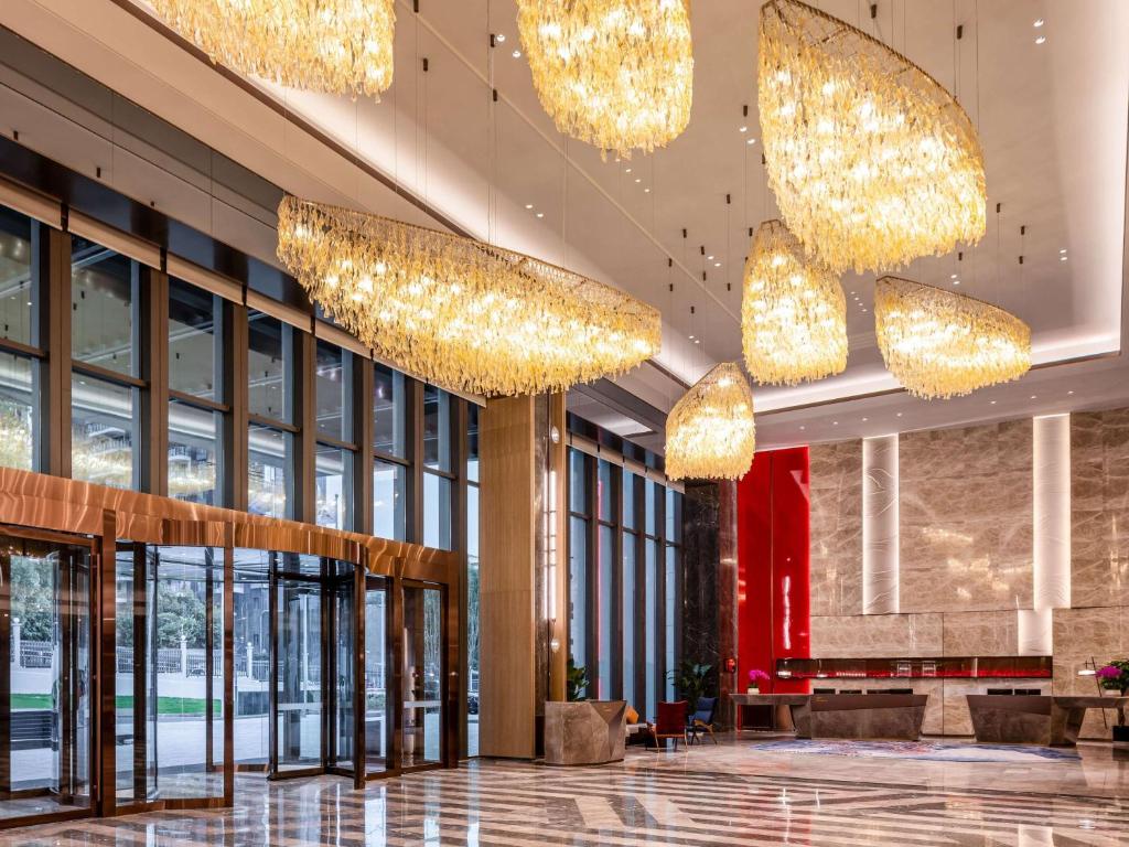 Vstupní hala nebo recepce v ubytování Grand Mercure Yichang Waitan