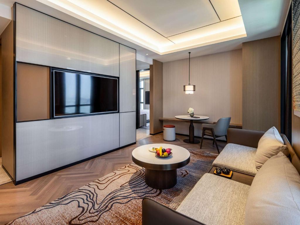 Posezení v ubytování Grand Mercure Yichang Waitan