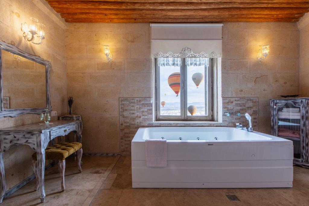 Koupelna v ubytování Karlık Cave Suite Cappadocia