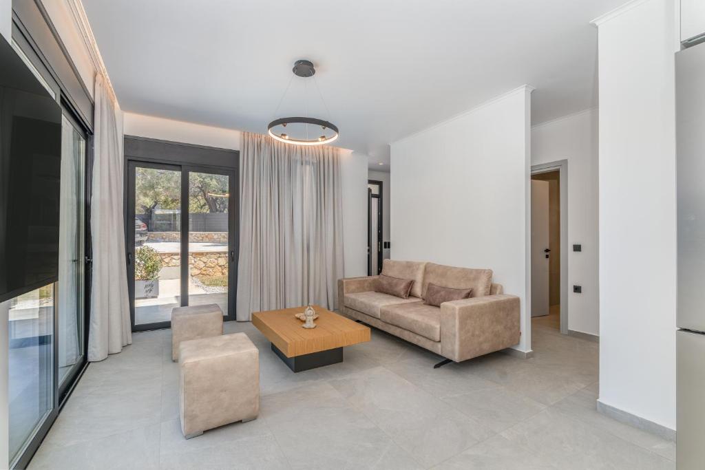 Posezení v ubytování Villa Nadine