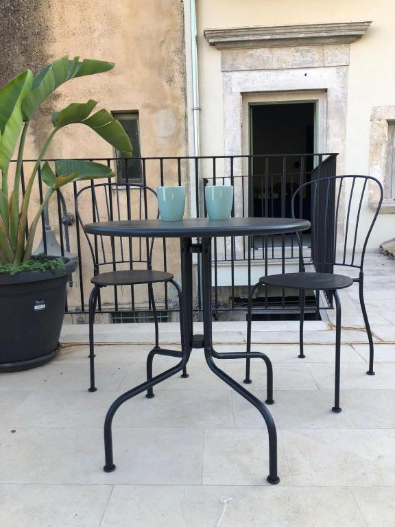 Patio nebo venkovní prostory v ubytování Acciana Rooms