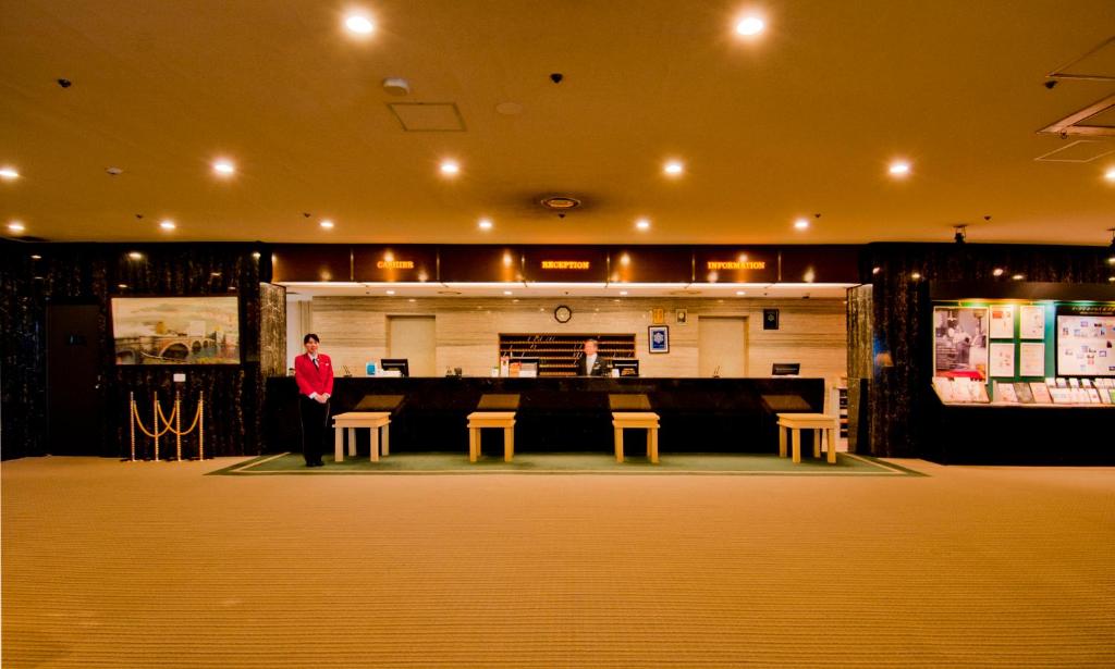Lounge nebo bar v ubytování Hotel Okura Niigata