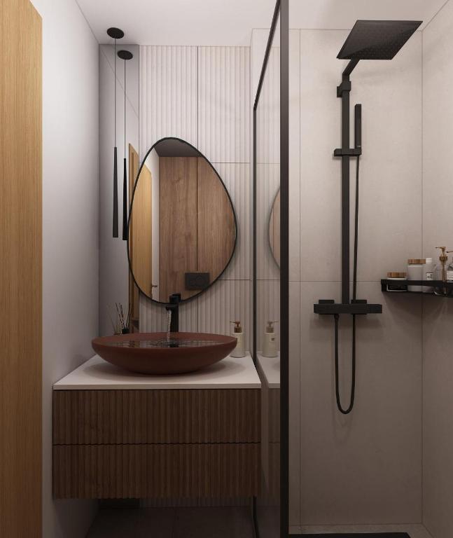 Koupelna v ubytování Hotel Terra Balneo