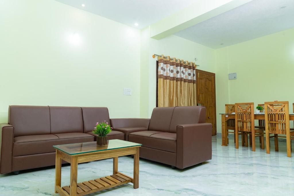 Posezení v ubytování Coorg Residency home stay