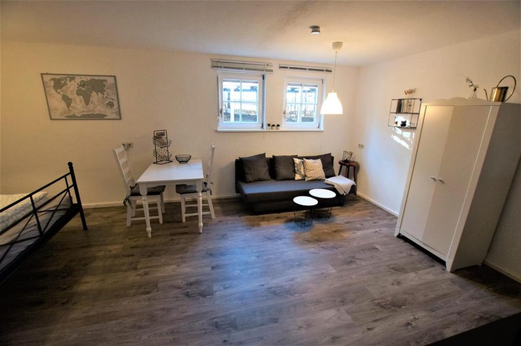 Kuchyň nebo kuchyňský kout v ubytování Gemütliche Wohnung in Wolfegg - Das Tor zum Allgäu