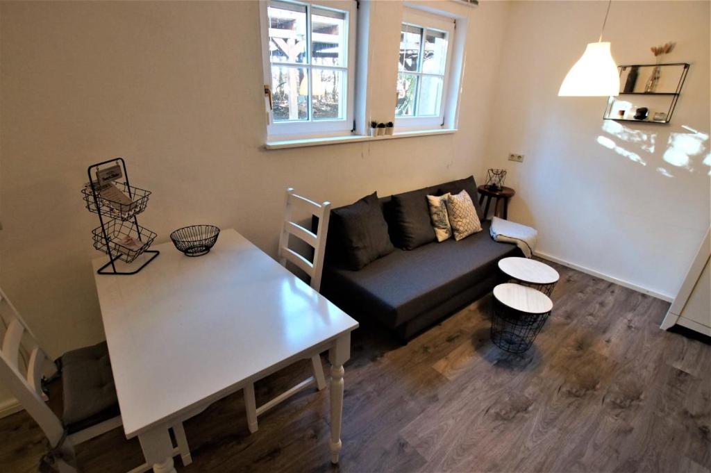 Posezení v ubytování Gemütliche Wohnung in Wolfegg - Das Tor zum Allgäu