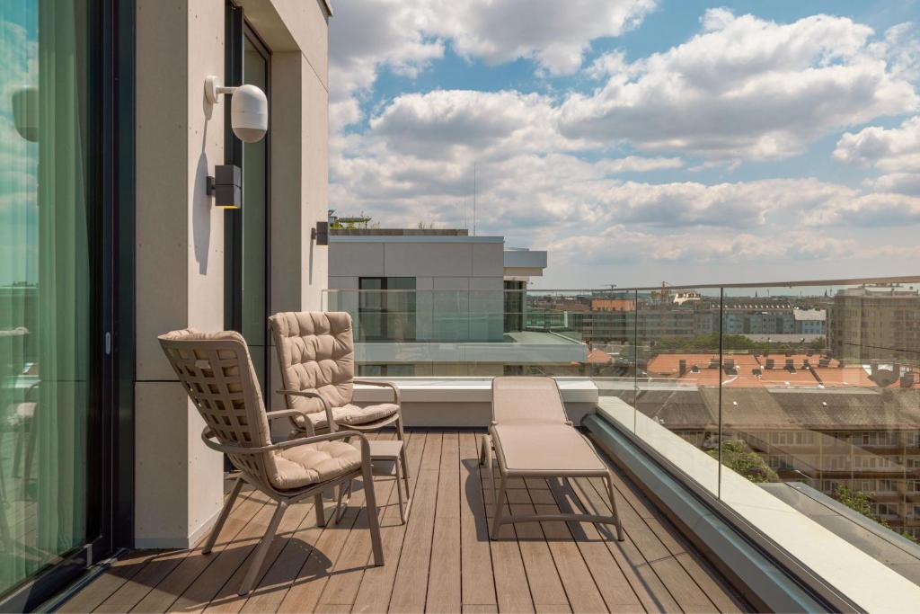 Balkón nebo terasa v ubytování Four Points by Sheraton Budapest Danube
