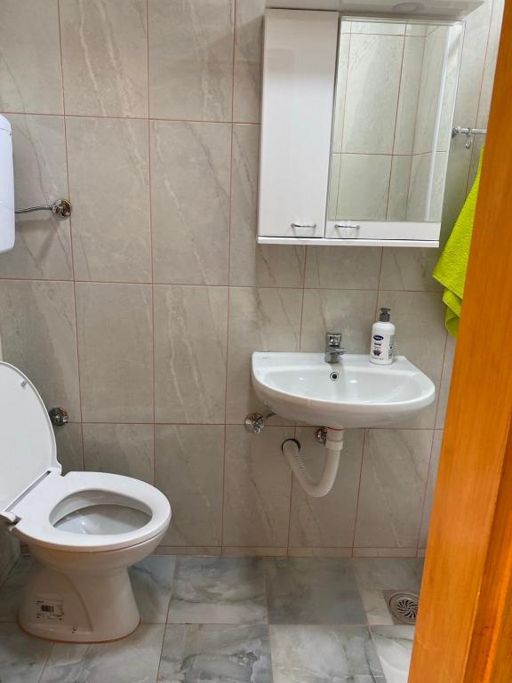 Koupelna v ubytování Apartmani Jelica FREE PARKING