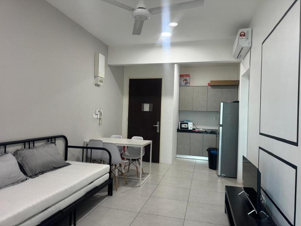 Kuchyň nebo kuchyňský kout v ubytování Meritus Seaview Apartment