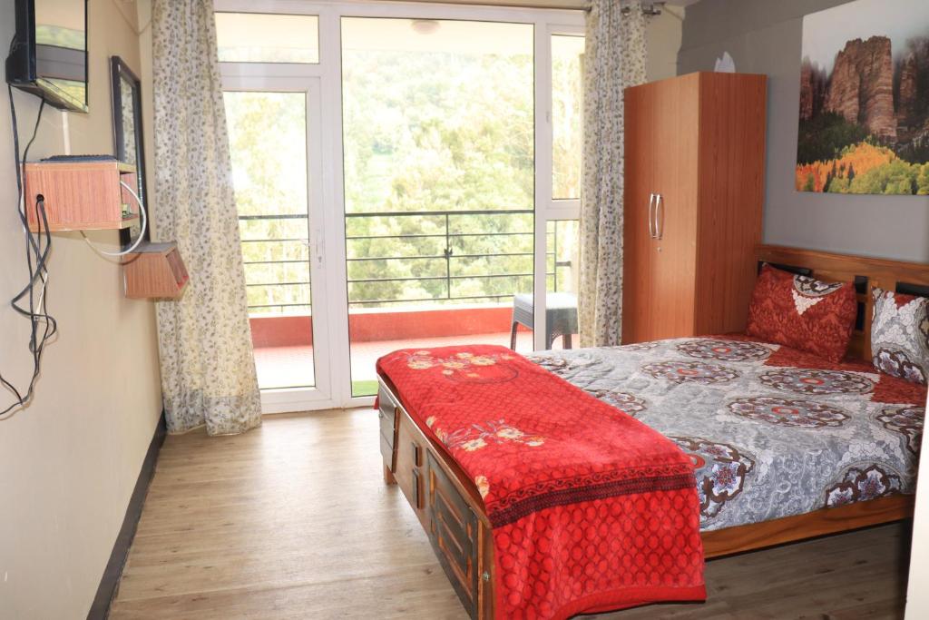 Postel nebo postele na pokoji v ubytování Themapleview