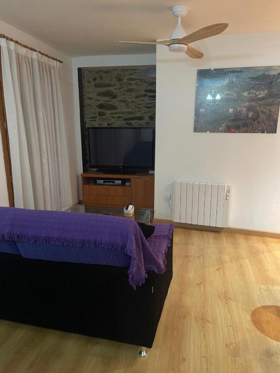 TV a/nebo společenská místnost v ubytování Apartamento Duplex en Rialp - ARS