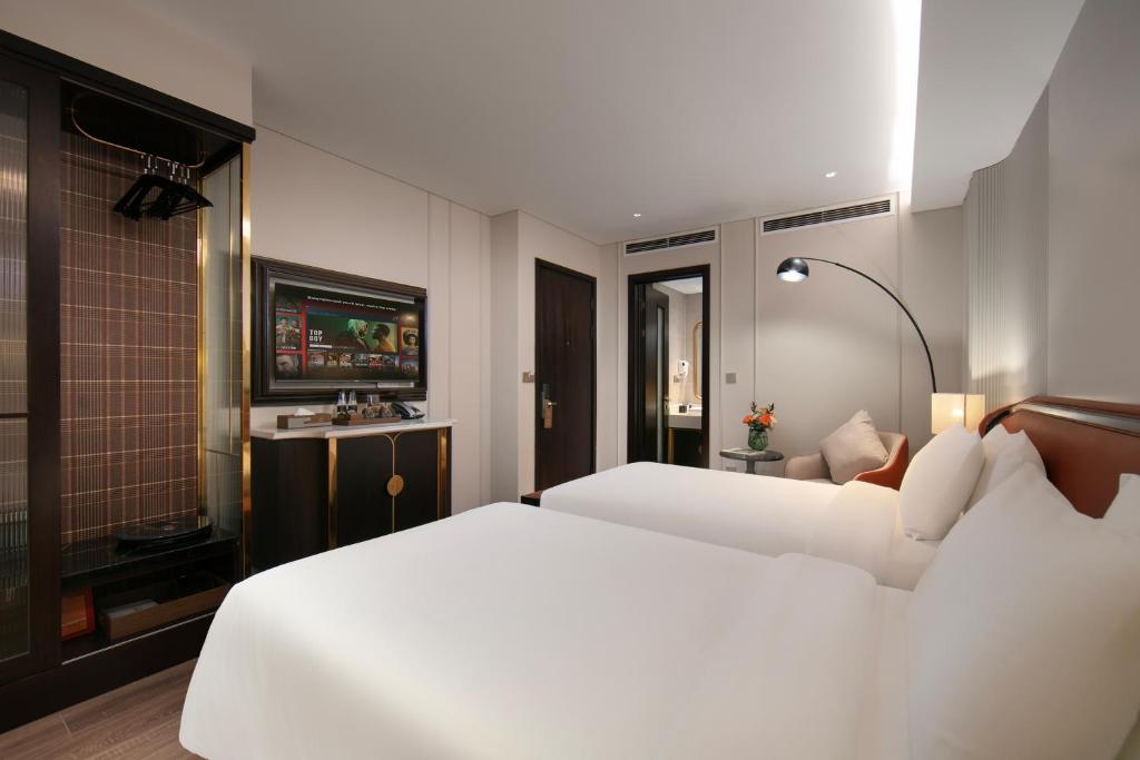 Phòng Deluxe Giường Đôi/2 Giường Đơn Với Cửa Sổ Bên Trong