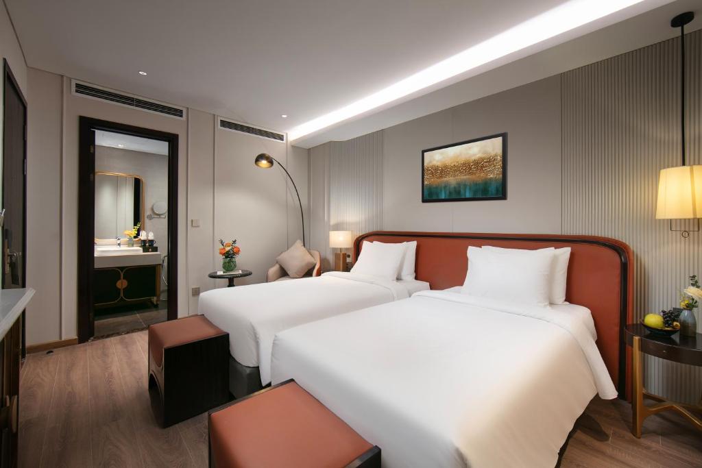Phòng Deluxe Giường Đôi/2 Giường Đơn Với Cửa Sổ Bên Trong