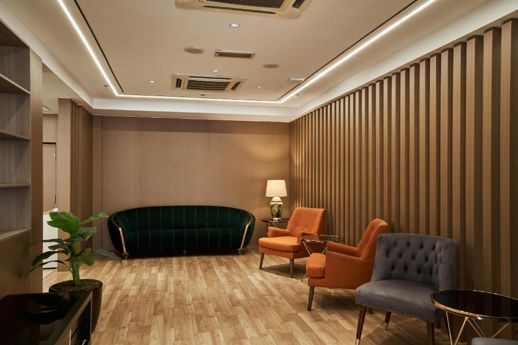 Posezení v ubytování BTC Hotel 比特币酒店