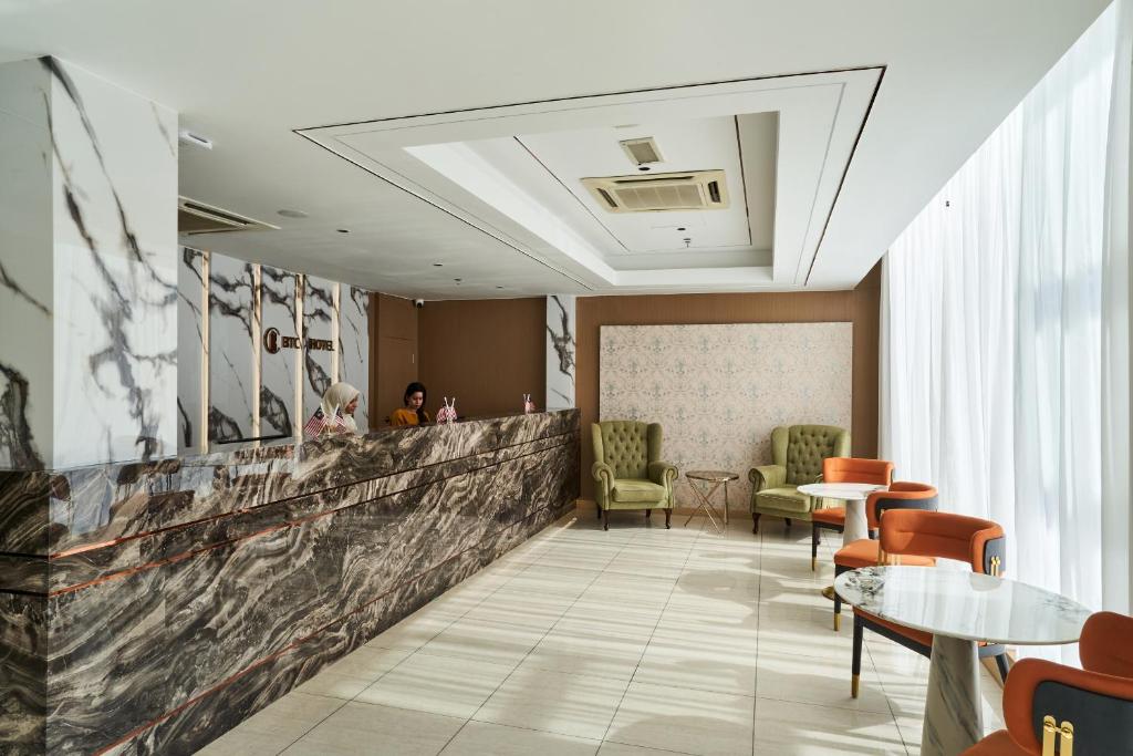 Posezení v ubytování BTC Hotel 比特币酒店